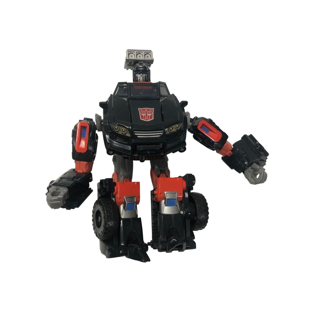 Hasbro Transformers Energon Ironhide Voyager Class Black Red Action Figure Toy